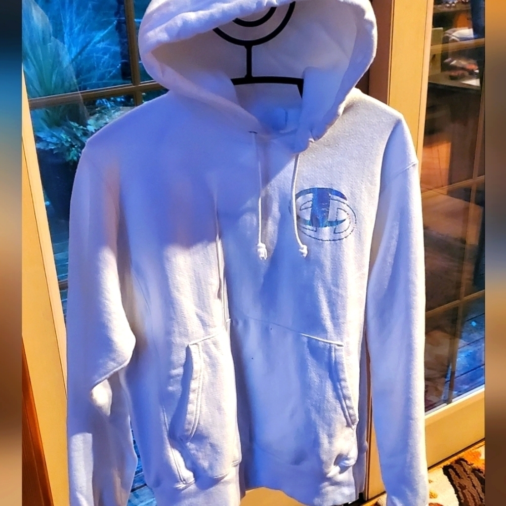 Champion‎ Reverse Weave White Sz. S Hoodie